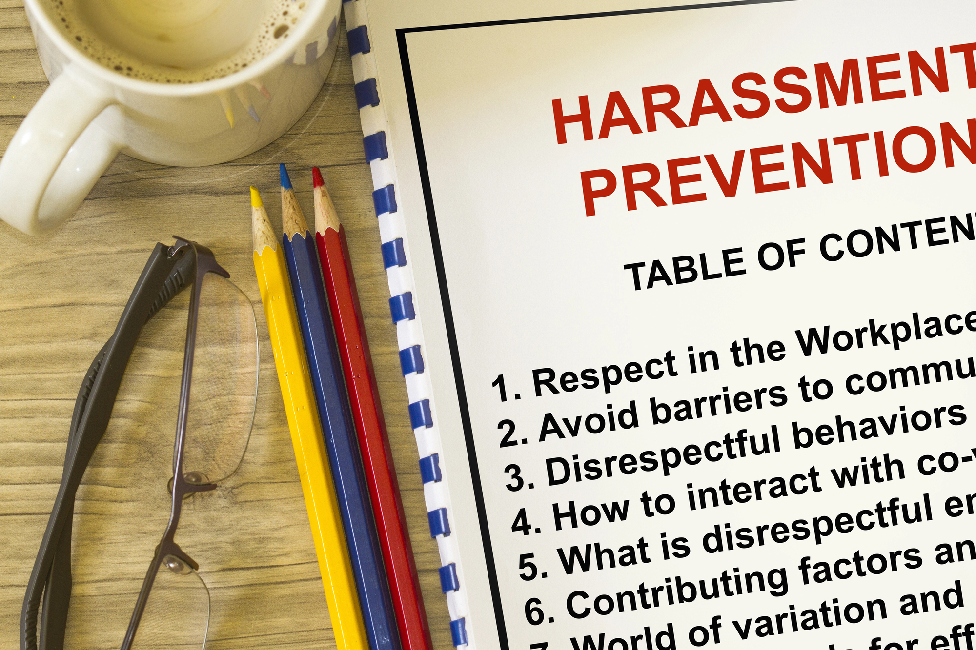 Harassment prevention materials outlining workplace policies for employers regarding contractors and vendors; harassment allegations from non-employees can be an issue for some businesses.