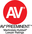 AV Preeminent - Martindale-Hubbell Lawyer Ratings